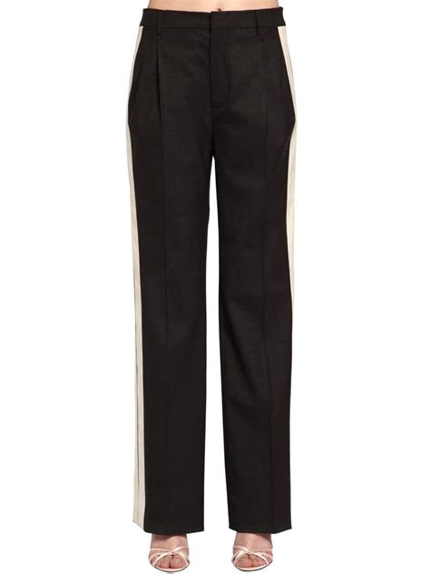 miu miu wool pants